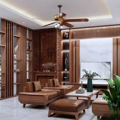 Phòng khách phong cách cổ điển
