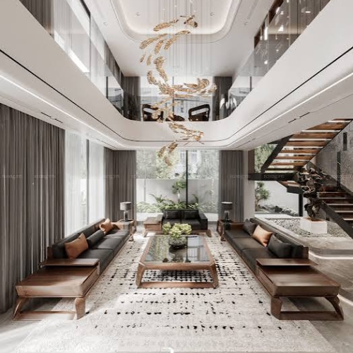 Phòng khách phong cách hiện đại